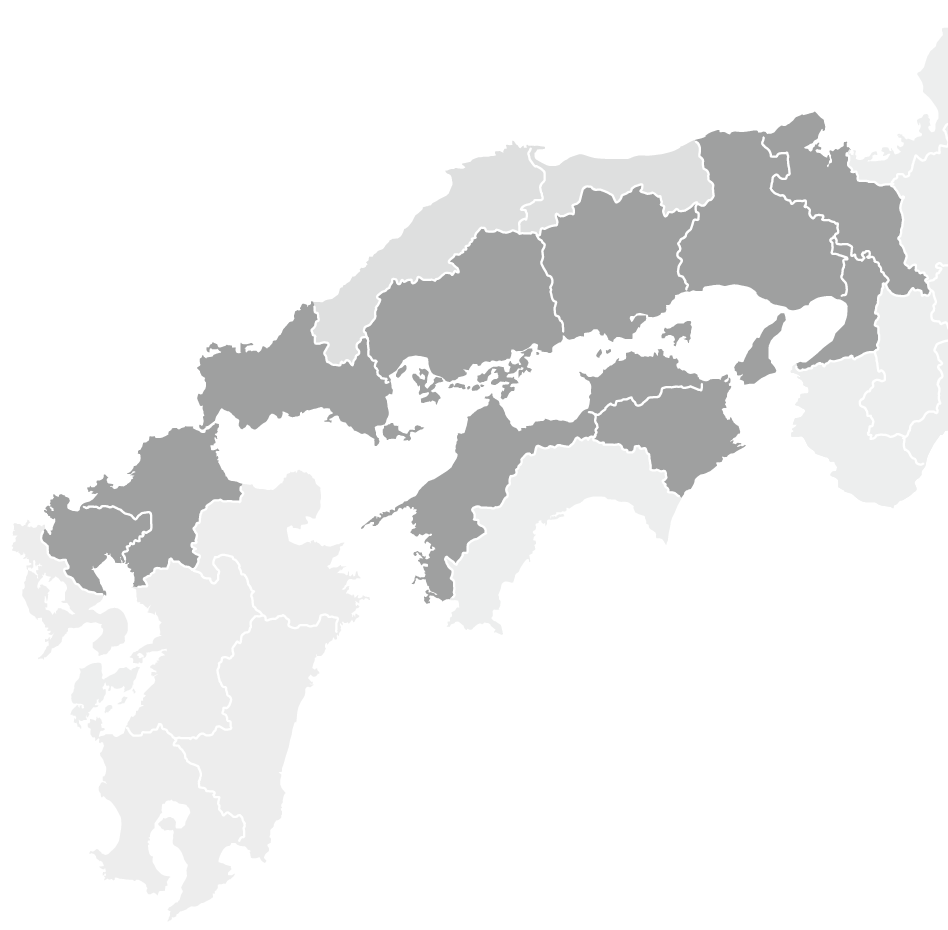 西日本エリアマップ