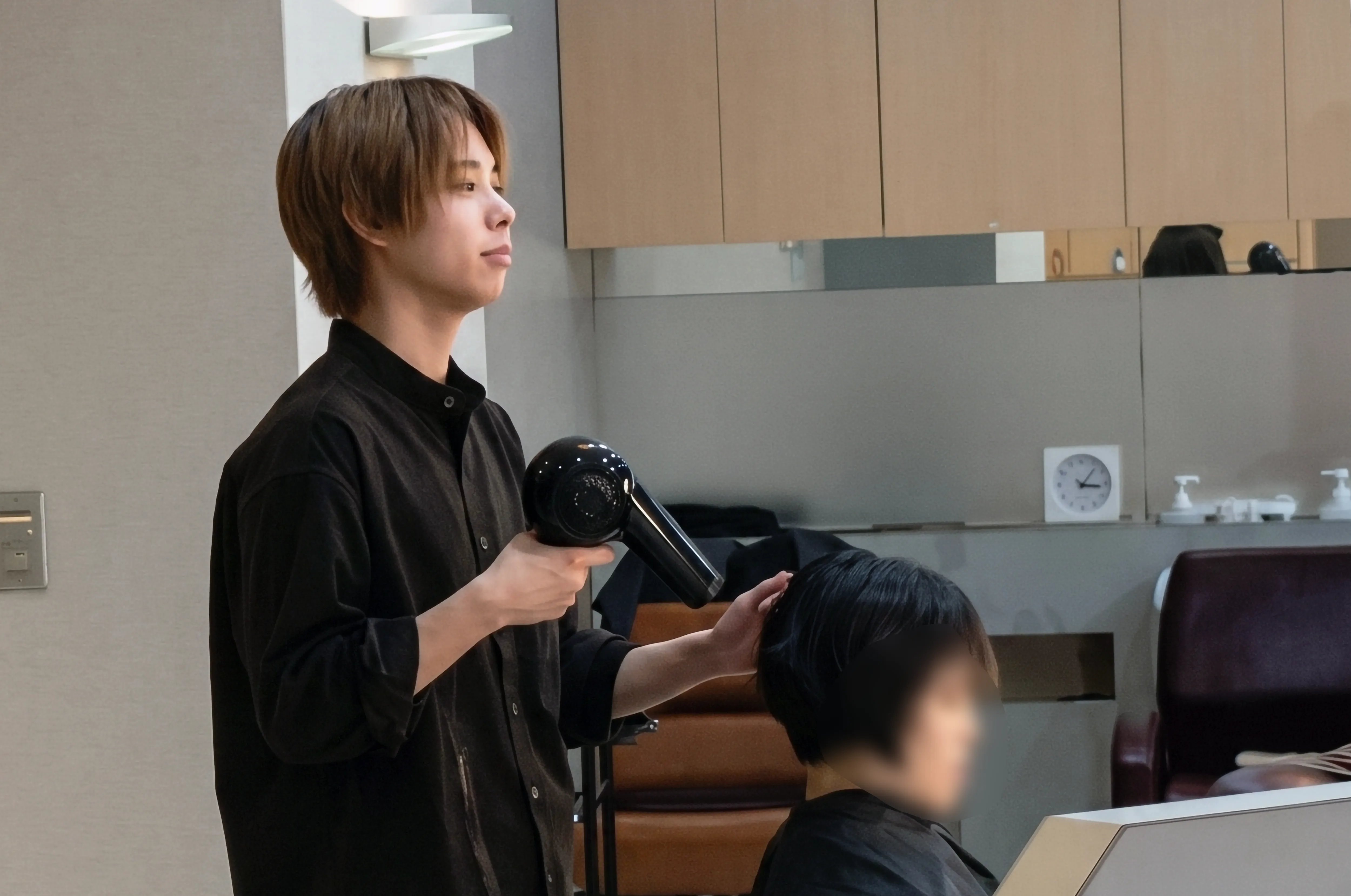 壽海さん施術中
