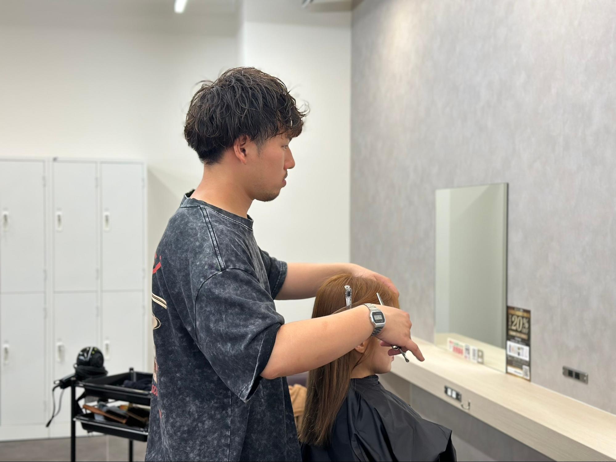 施術中の様子