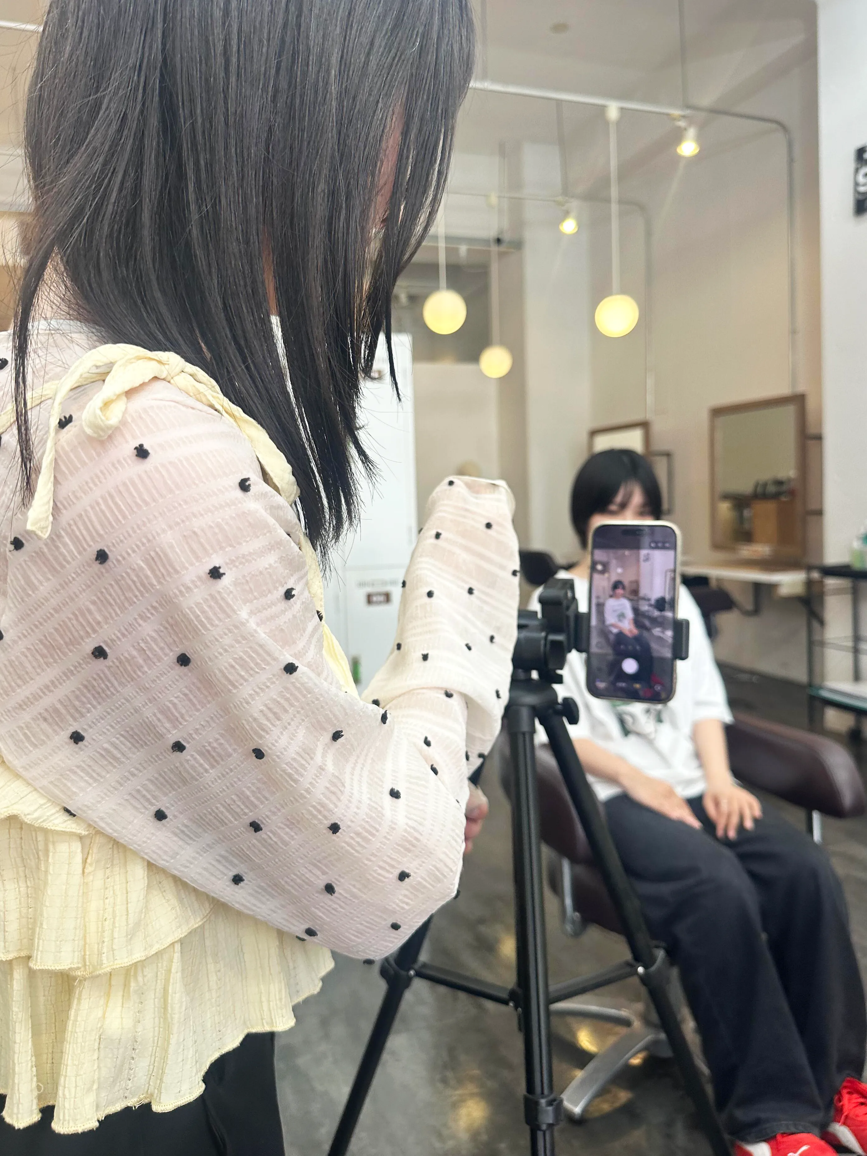 TikTokライブ準備中2